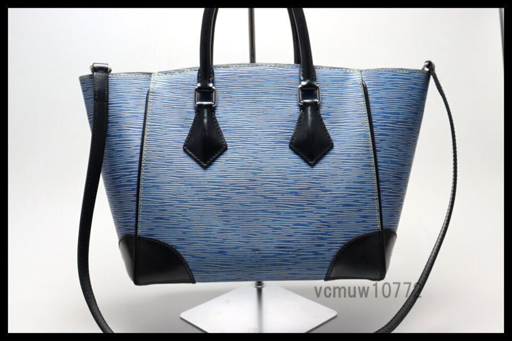 Louis Vuitton Epi Phenix Handbag Leather Black